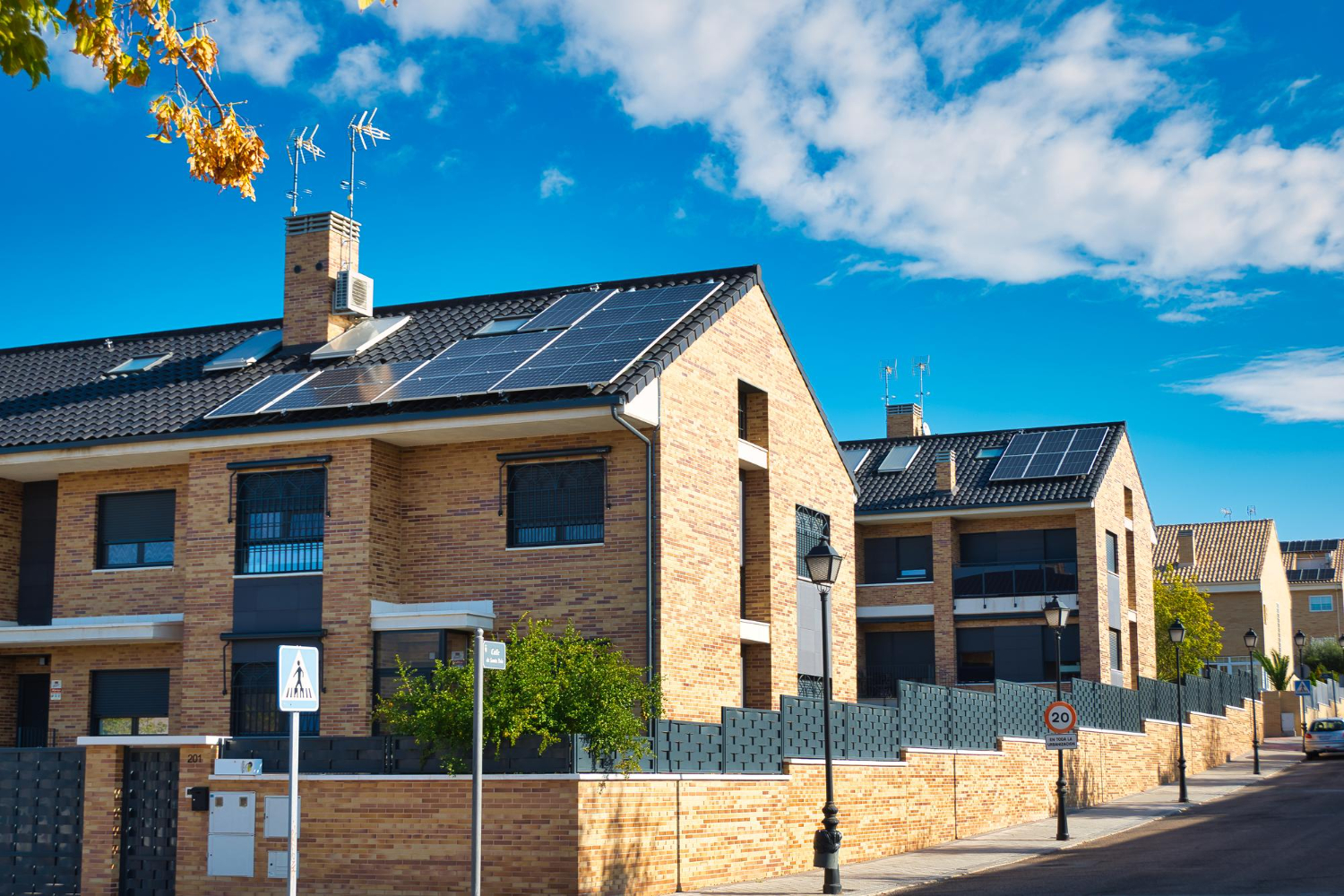 Paneles solares en una comunidad de vecinos -